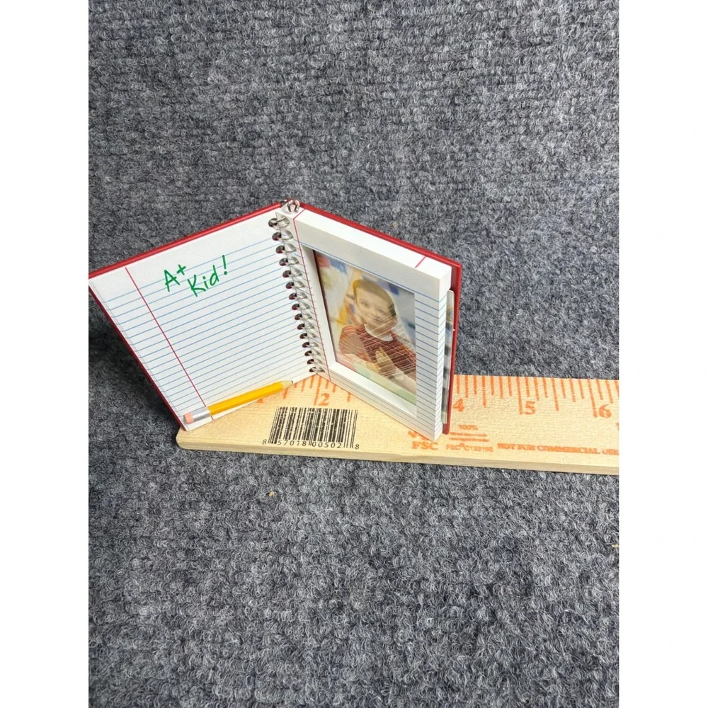 Hallmark Keepsake 2008 School‎ Memories Photo Holder Ornament Notebook